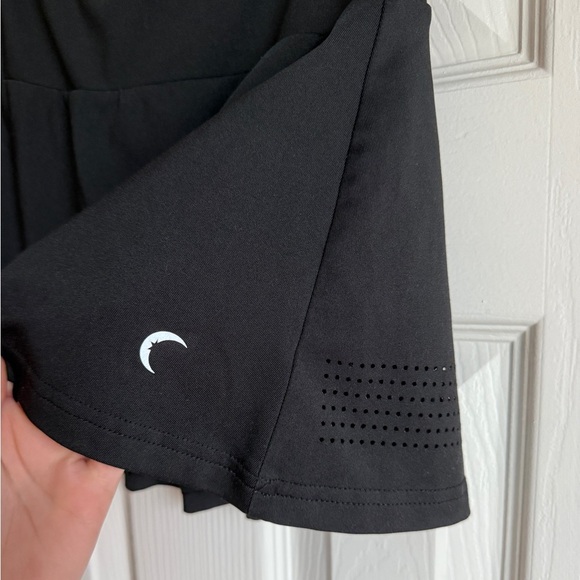 NWT ZYIA ACTIVE Chill Clubhouse Skort Black Athletic Skirt Shorts Pleated XS, S - Picture 4 of 8